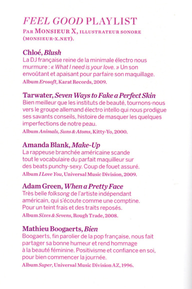 Playlist Feel Good / Mag Psychologie 2013